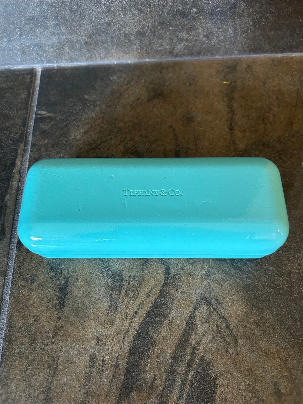 Tiffany & Co. Turquoise Hard Eyeglasses Case